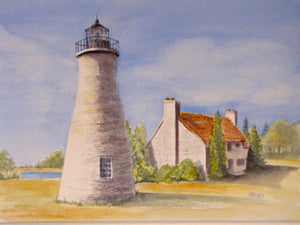 Presque Isle Sunrise Lighthouse – First Light on Lake Huron